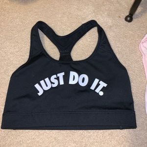 Black nike bra